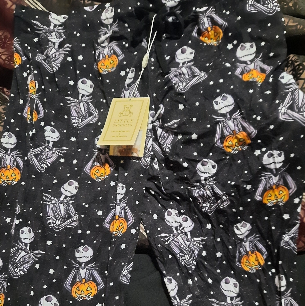 Little Snuggles Disney Nightmare Beforr Christmas Bamboo Joggers